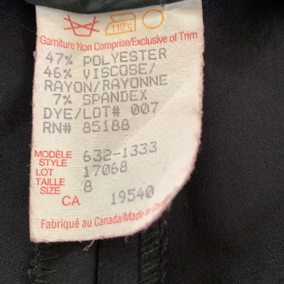 Divine logic Black dress Pant. - Picture 6 of 12